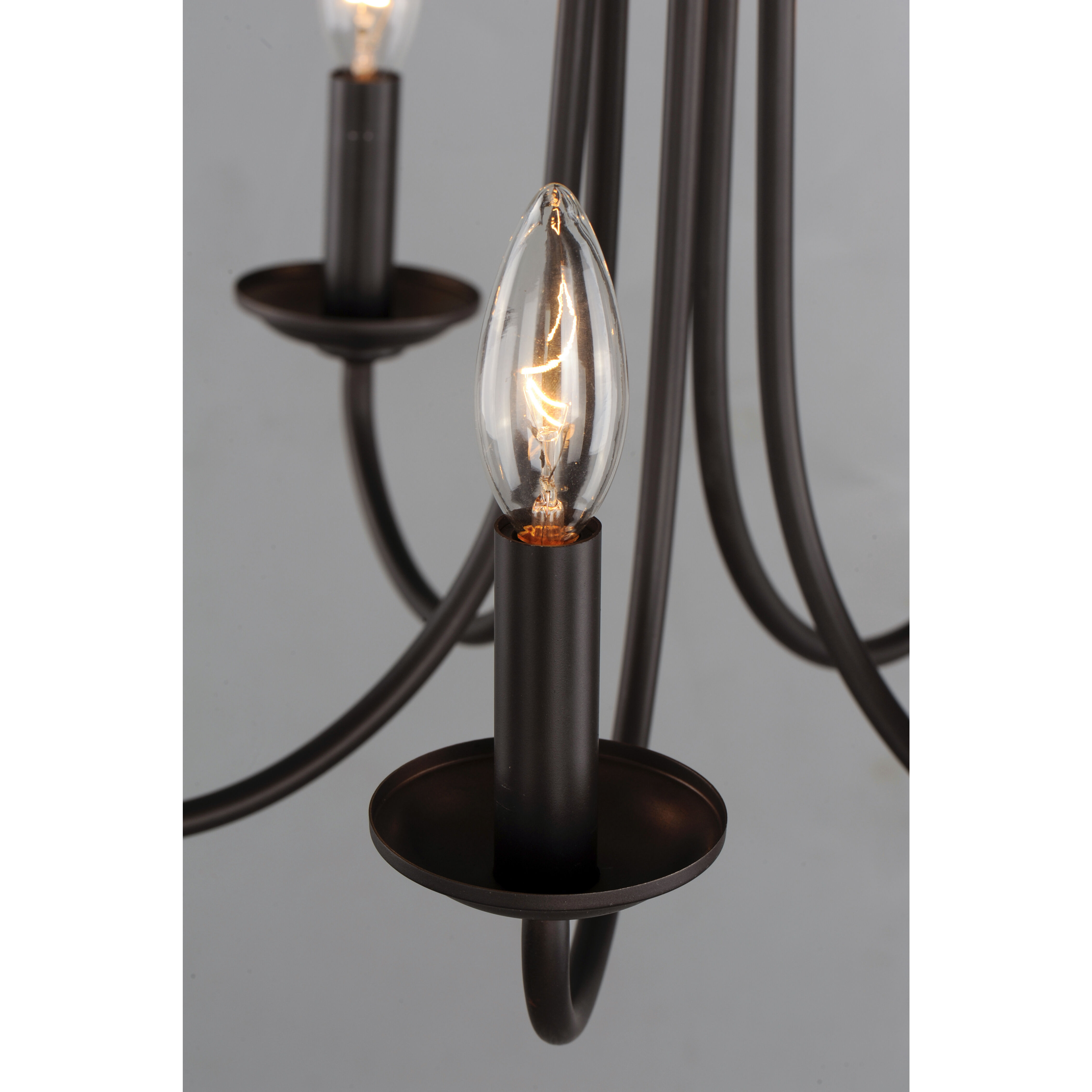 Logan 5 Light 21 inch Oil Rubbed Bronze Multi-Light Pendant Ceiling Light