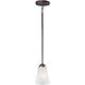 Vital 1 Light 5.5 inch Oil Rubbed Bronze Mini Pendant Ceiling Light