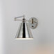 Library 1 Light 8 inch Polished Nickel Wall Sconce Wall Light