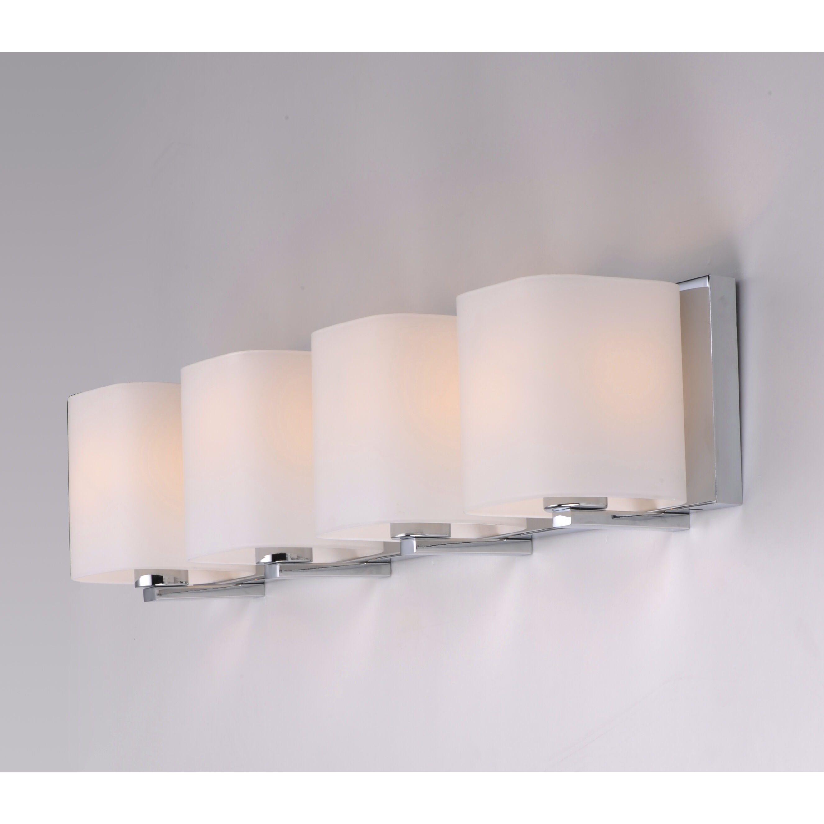 Wrap 4 Light 26 inch Polished Chrome Bath Vanity Wall Light