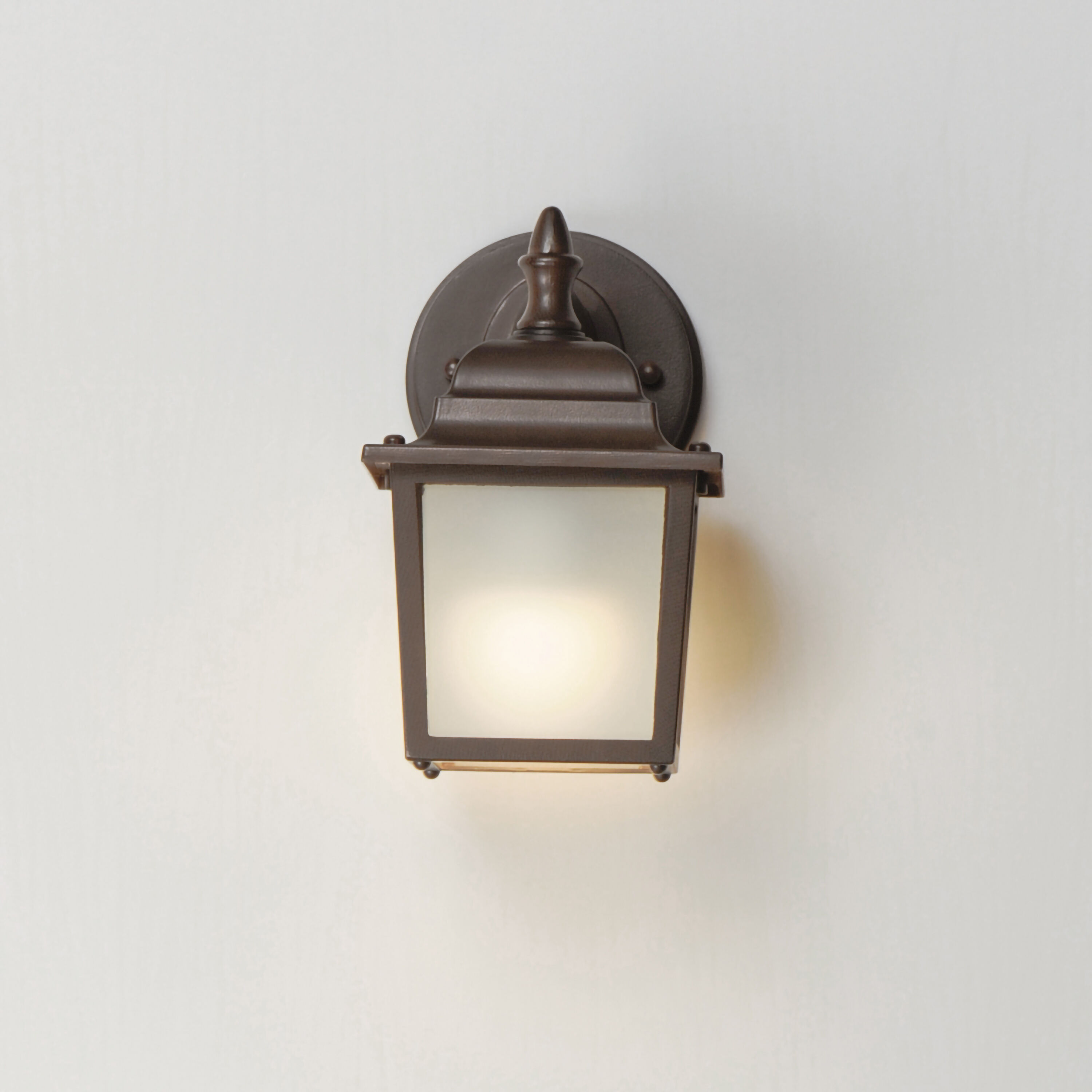 Builder Cast LED E26 LED 9 inch Empire Bronze Outdoor Wall Mount