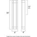 Moon Ray LED 30 inch Satin Nickel Outdoor Wall Mount