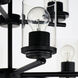 Corona 9 Light 28 inch Black Multi-Tier Chandelier Ceiling Light in Clear