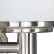 Cylinder 2 Light 12.5 inch Satin Nickel Bath Vanity Wall Light