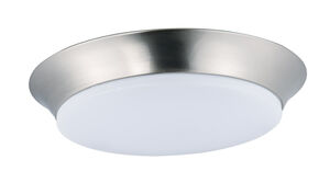 Profile EE LED 15.75 inch Satin Nickel Flush Mount Ceiling Light