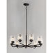 Acadia 8 Light 32 inch Black Chandelier Ceiling Light
