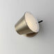 Carlo LED 5.5 inch Dark Bronze, Leather, Heritage Brass Wall Sconce Wall Light