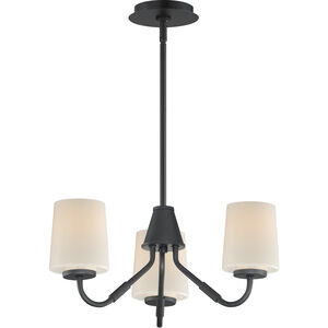 Durham 3 Light 18.5 inch Black Mini Chandelier Ceiling Light