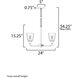 Hudson 5 Light 24 inch Satin Nickel Single-Tier Chandelier Ceiling Light in Satin White