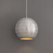 Aurelia 1 Light 10 inch Arctic White Mini Pendant Ceiling Light in Steel ARW