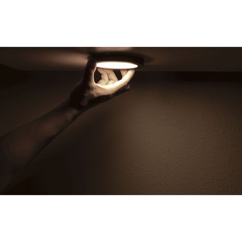 Wafer LED LED 7 inch Bronze Flush Mount Ceiling Light