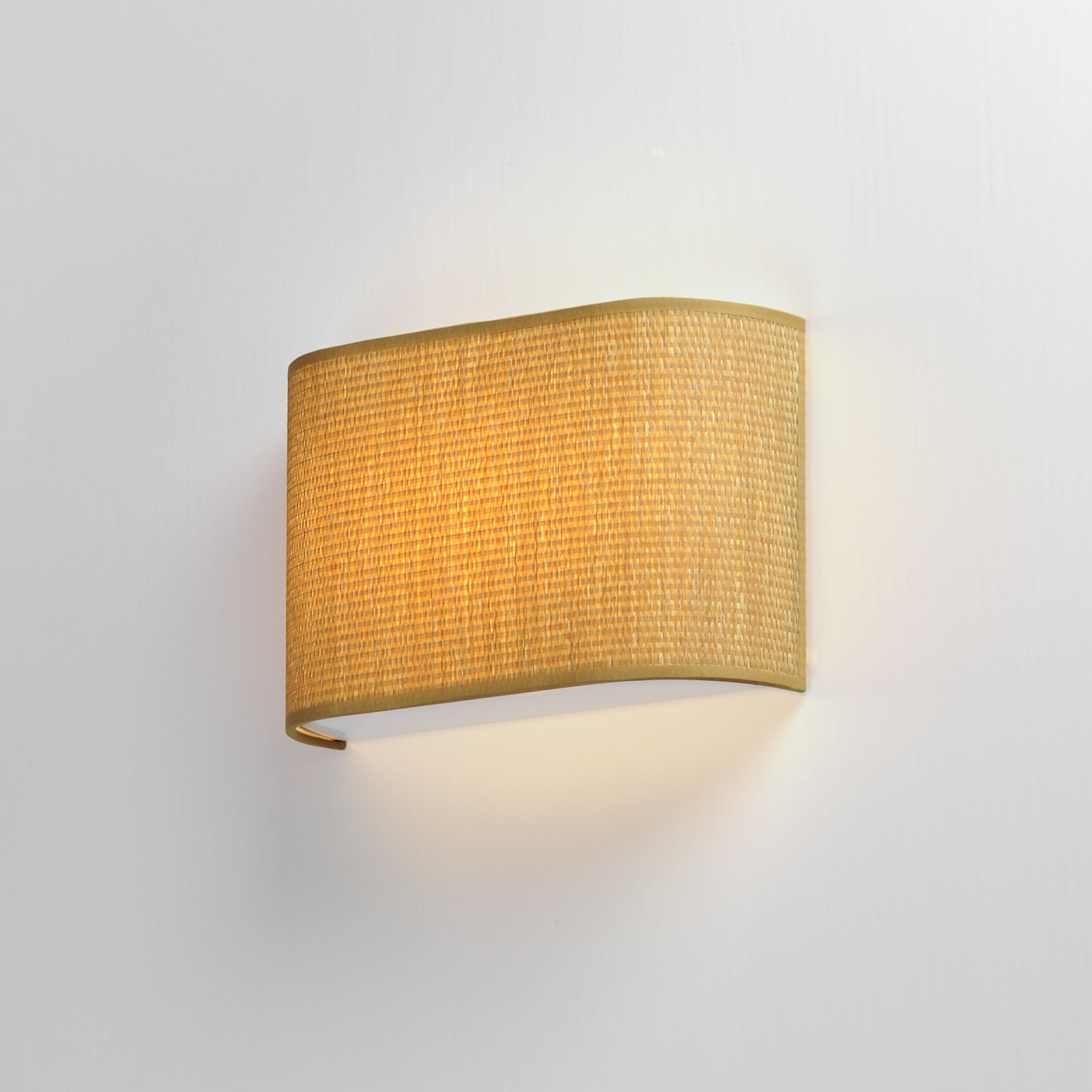 Prime LED 13 inch Grasscloth ADA Wall Sconce Wall Light
