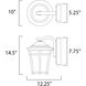 Balboa DC LED 14.5 inch Copper Oxide Outdoor Wall Mount
