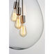 Gourd 3 Light 15.75 inch Satin Nickel Multi-Light Pendant Ceiling Light