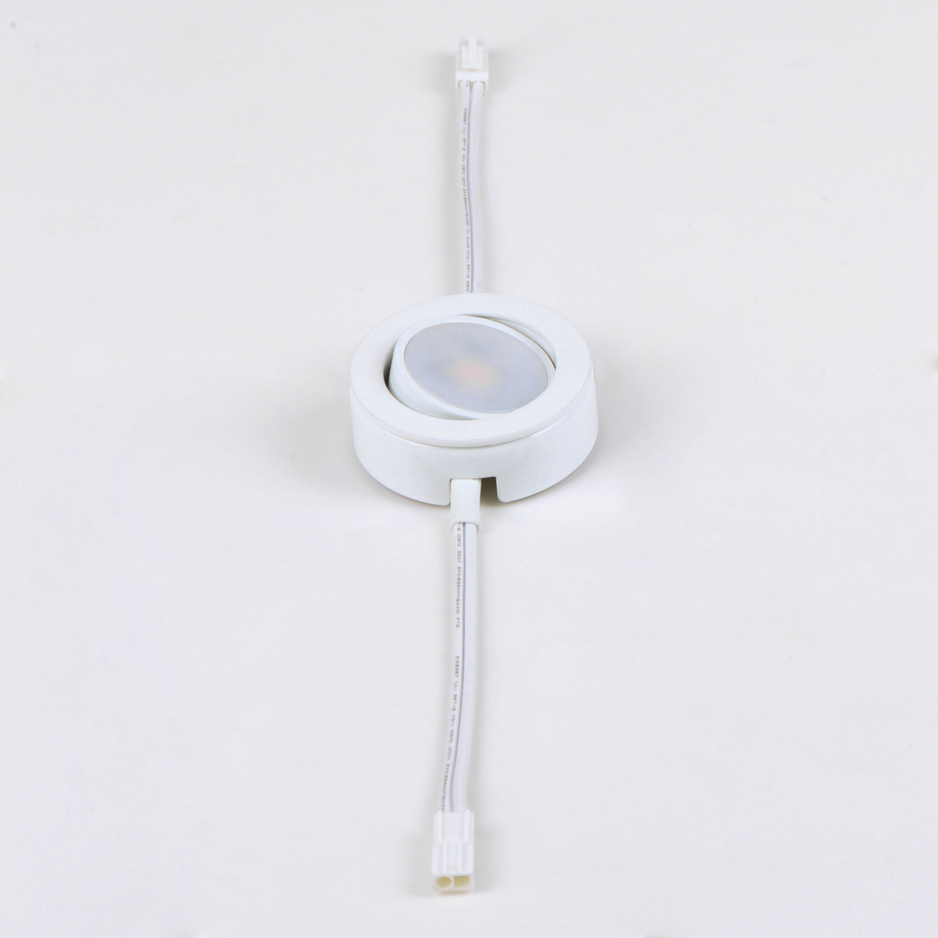 CounterMax MX-LD-AC 120 LED 2.75 inch White Under Cabinet Disc
