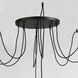Early Electric 8 Light 15.75 inch Black and Antique Brass Multi-Light Pendant Ceiling Light