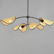 Bonnet 4 Light 9 inch Black Multi-Light Pendant Ceiling Light
