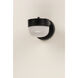 Michelle LED 5 inch Black Outdoor Wall Mount in Frosted