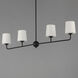 Bristol 4 Light 48 inch Anthracite Linear Pendant Ceiling Light