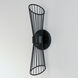 Zeta LED 4.75 inch Black Wall Sconce Wall Light