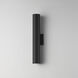 Caldera LED 20.25 inch Black Outdoor Wall Mount
