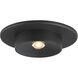 Caldera LED 5.25 inch Black Semi-Flush Mount Ceiling Light