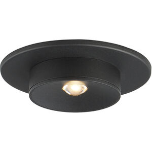 Caldera LED 5.25 inch Black Semi-Flush Mount Ceiling Light