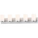 Lateral 5 Light 36.00 inch Bathroom Vanity Light