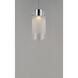 Scope LED 4.5 inch Polished Chrome Single Pendant Ceiling Light