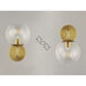 Branch 1 Light 7 inch Natural Aged Brass Wall Sconce Wall Light