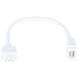 CounterMax 120V Slim Stick 12 inch White Under Cabinet Accessory