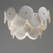 Isla 4 Light 20.5 inch Natural Aged Brass Mini Chandelier Ceiling Light
