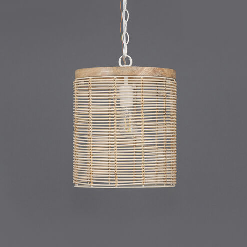 Vannerie 1 Light 7 inch Ecru Mini Pendant Ceiling Light