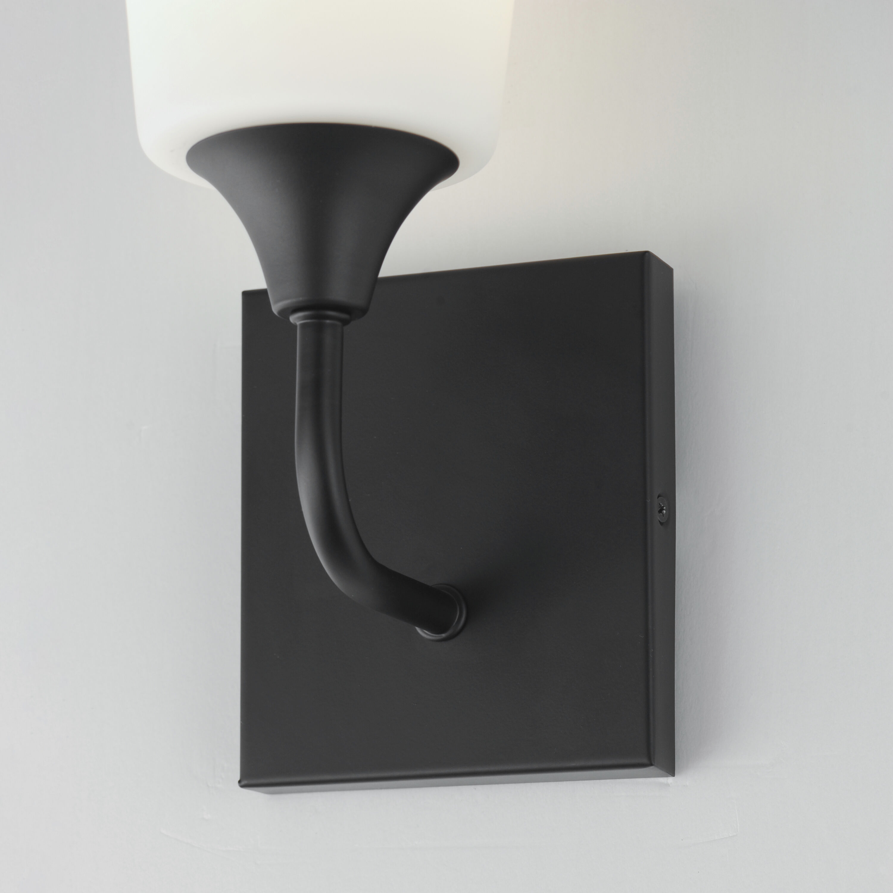 Hudson 1 Light 4.75 inch Black Wall Sconce Wall Light in Satin White