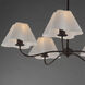 Saxon 5 Light 37.5 inch Oil Rubbed Bronze Chandelier Ceiling Light