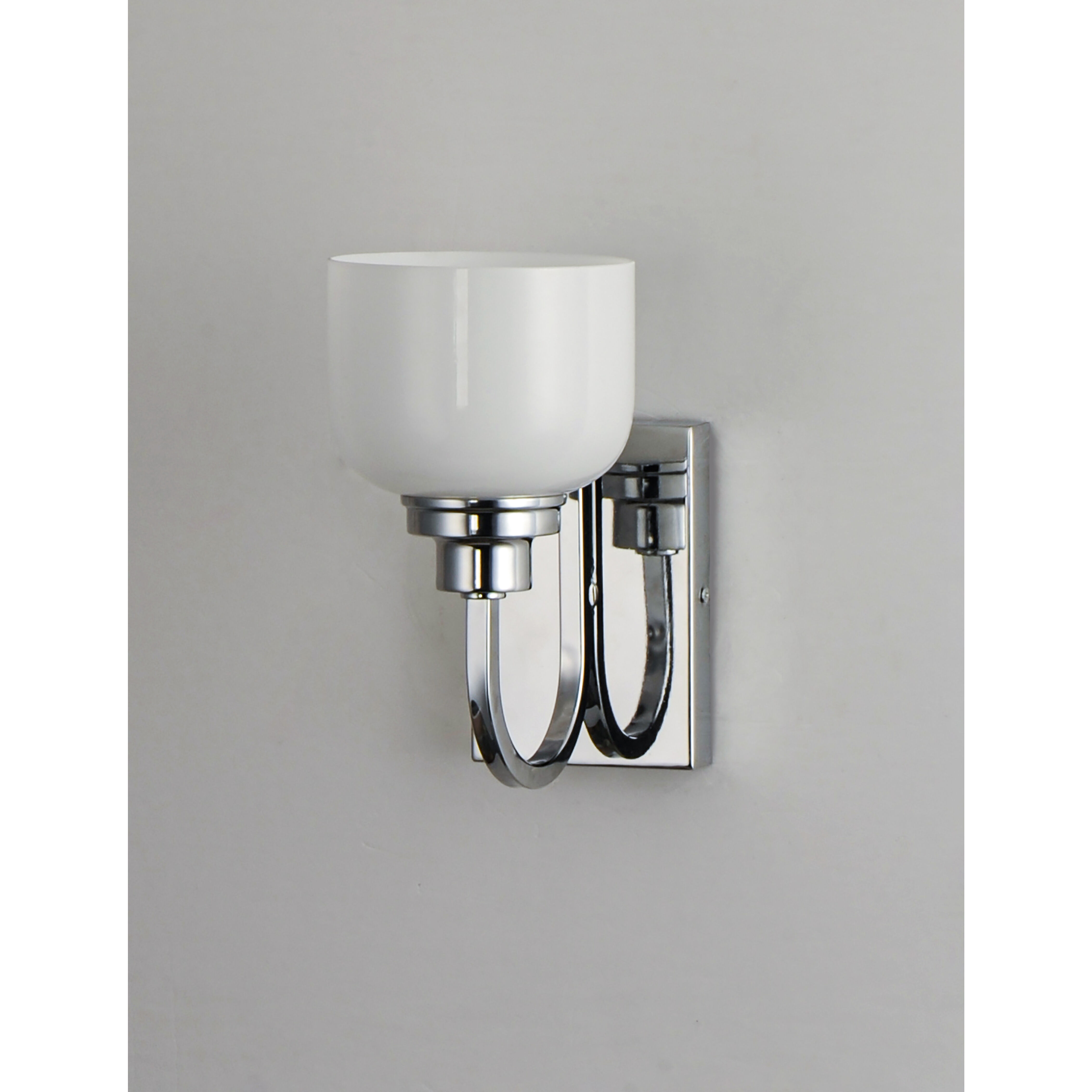 Swale 1 Light 8 inch Polished Chrome Bath Vanity Wall Light