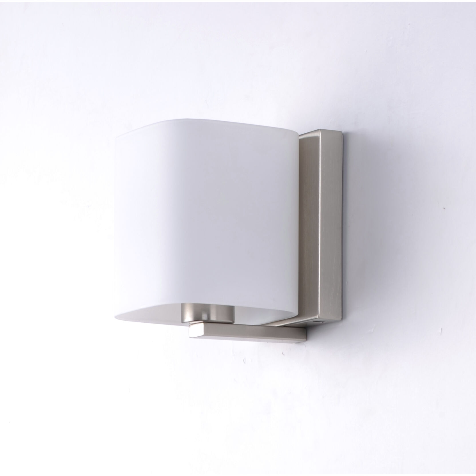 Wrap 1 Light 5.5 inch Satin Nickel Bath Vanity Wall Light