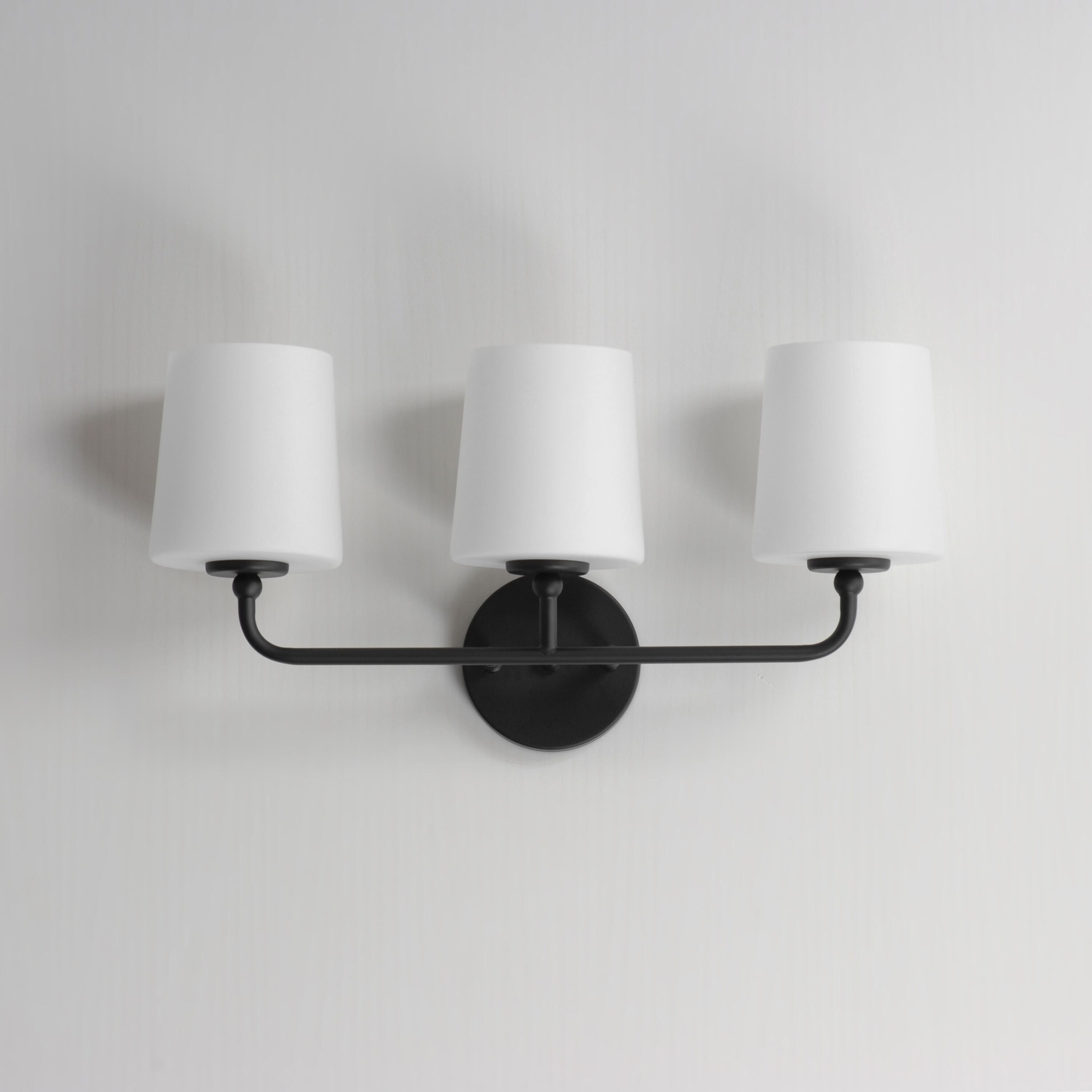 Bristol 3 Light 21 inch Black Bath Vanity Wall Light