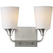 Hudson 2 Light 13.00 inch Bathroom Vanity Light