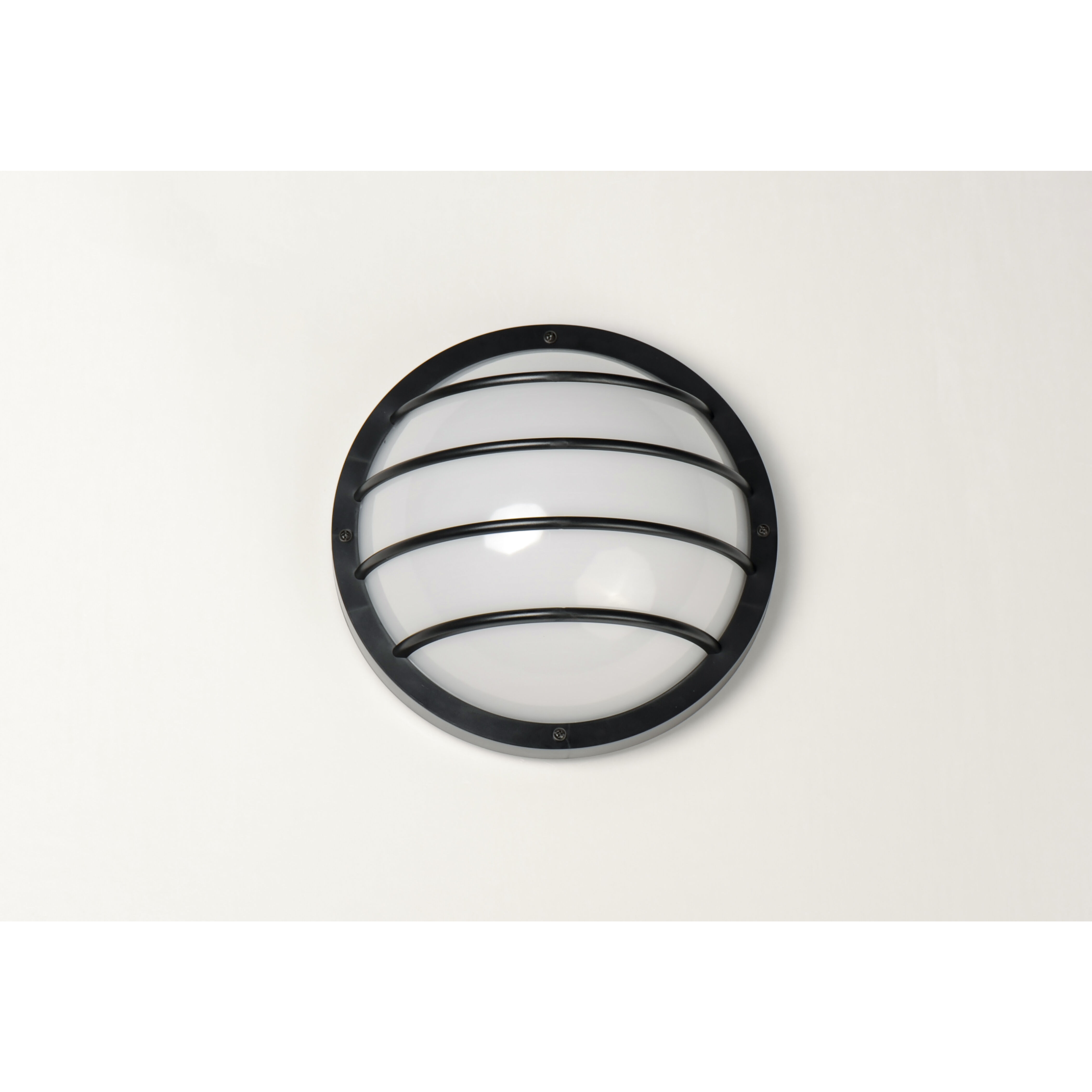 Bulwark LED 10 inch Black Outdoor Wall Mount