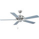 Maxim Lighting Super-Max Indoor Ceiling Fan in Satin Nickel 89930SN 