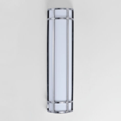 Moon Ray LED 24 inch Satin Nickel Outdoor Wall Sconce 