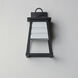 Shutters 1 Light 14 inch Black Outdoor Wall Mount