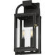 Bonham 2 Light 16.5 inch Black Outdoor Wall Mount