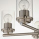 Corona 5 Light 22 inch Satin Nickel Single-Tier Chandelier Ceiling Light in Clear