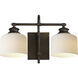Bisque 2 Light 16 inch Oil Rubbed Bronze Wall Sconce Wall Light