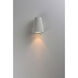 Mini LED 6 inch White Outdoor Wall Mount