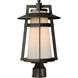 Calistoga 1 Light 19 inch Adobe Outdoor Pole/Post Mount