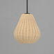 Maldives LED 10.5 inch Black Single Pendant Ceiling Light