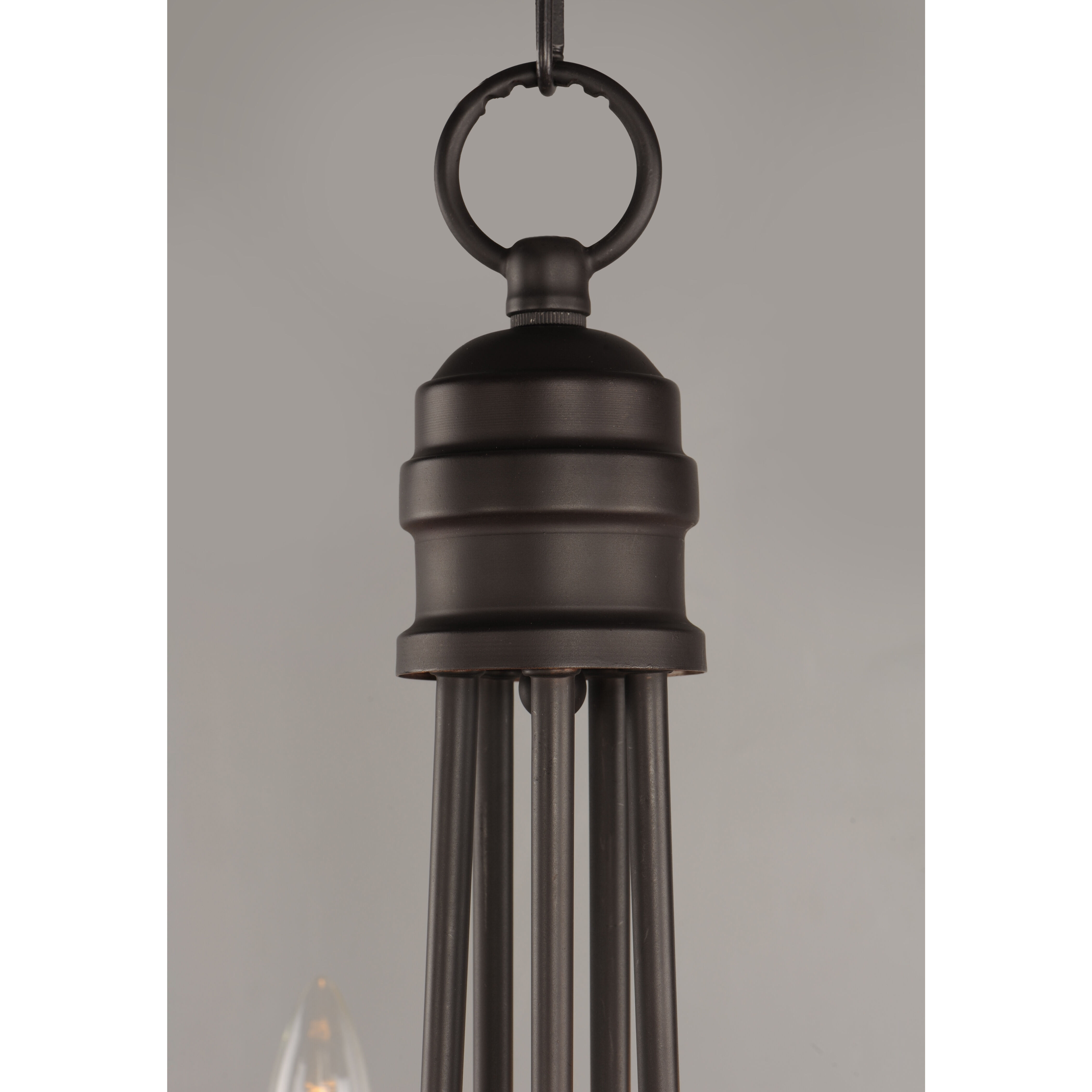 Logan 5 Light 21 inch Oil Rubbed Bronze Multi-Light Pendant Ceiling Light